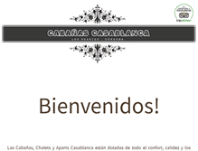 Tablet Screenshot of cabaniascasablanca.com.ar